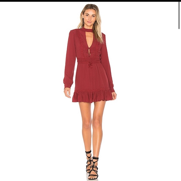 x Revolve Marjorie Mulberry Dress - Picture 4 of 14